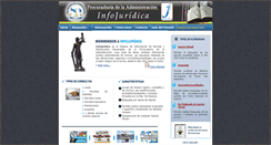 Desktop Screenshot of infojuridica.procuraduria-admon.gob.pa