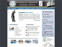 Tablet Screenshot of infojuridica.procuraduria-admon.gob.pa